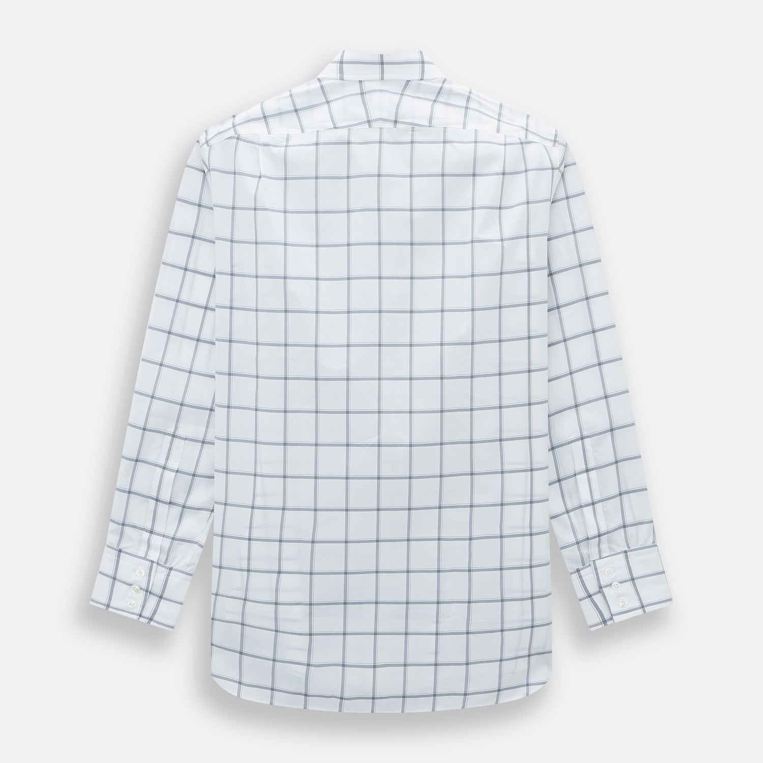 View 3 of product Grey Grid Check Mayfair Shirt