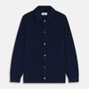 View 1 of product Navy Cashmere Duncan Knitted Shirt