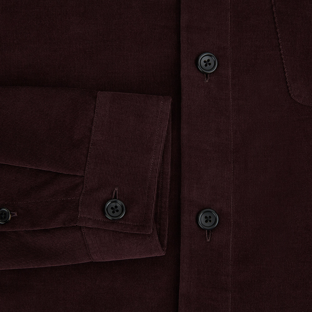 Burgundy Corduroy Hampstead Overshirt