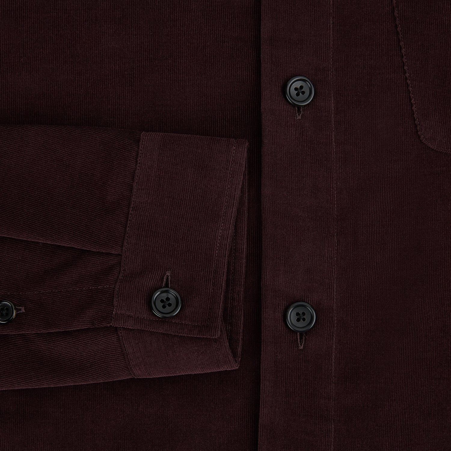 View 4 of product Burgundy Corduroy Hampstead Overshirt