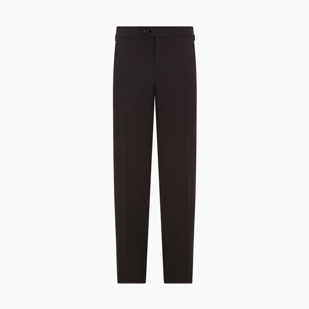 Brown Linen Henry Trousers