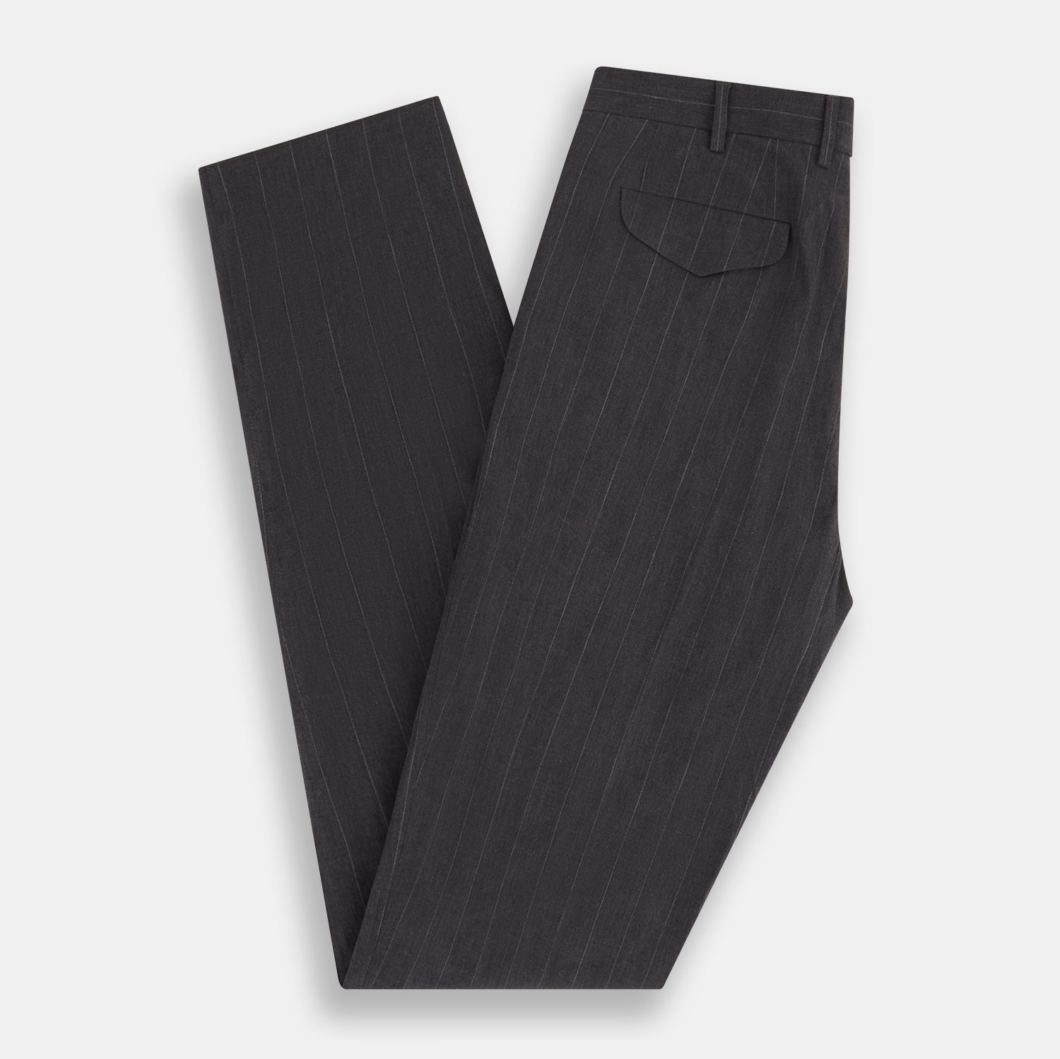 View 5 of product Dark Chocolate Striped Edmund trousers