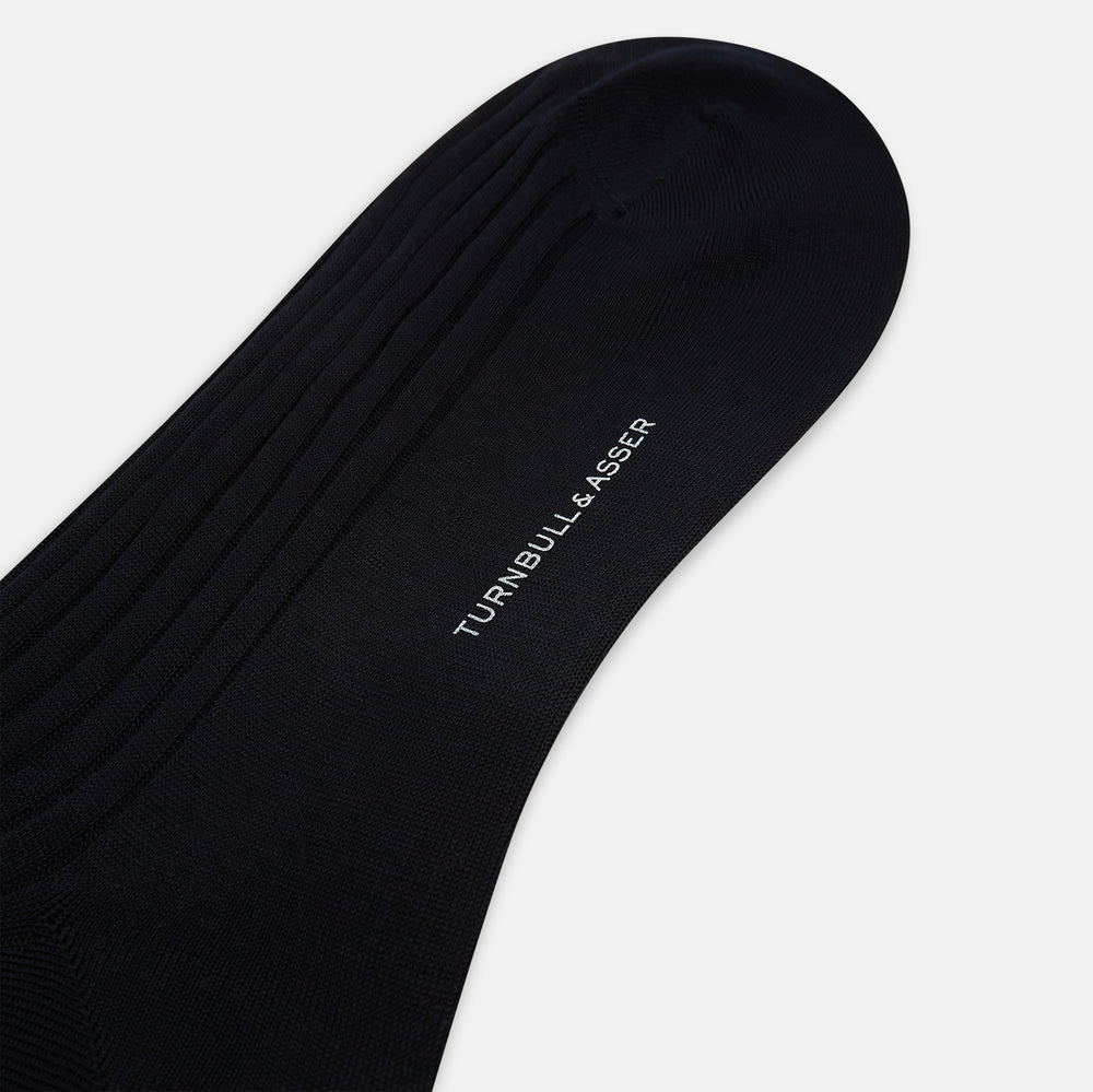 Midnight Blue Long Socks