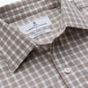View 4 of product Grey and Peach Multi Check Cashmerello Weekend Fit Finch Shirt