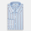 View 5 of product Burgundy Wide Pinstripe Mayfair Shirt
