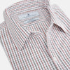 View 2 of product Red and midnight blue Tattersall Check Windsor Shirt