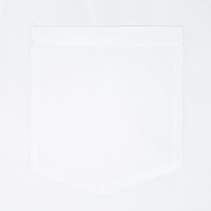 White Lyocell Hampton Open Collar Shirt Image 3