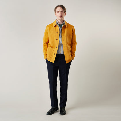 Ochre Cotton-Linen Remy Chore Jacket Image 1