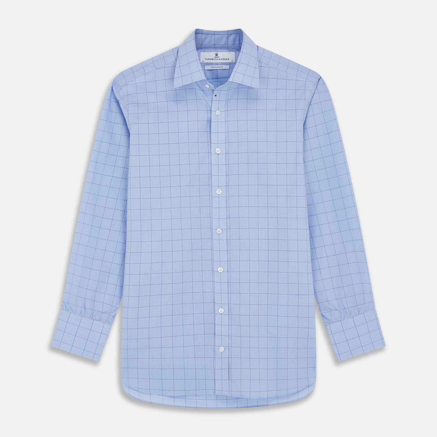 View 1 of product Blue Prince of Wales Check Mayfair Shirt