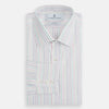View 5 of product Multicoloured Double Pinstripe Mayfair Shirt