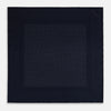 View 3 of product Navy and Charcoal Dot Silk Pocket Square