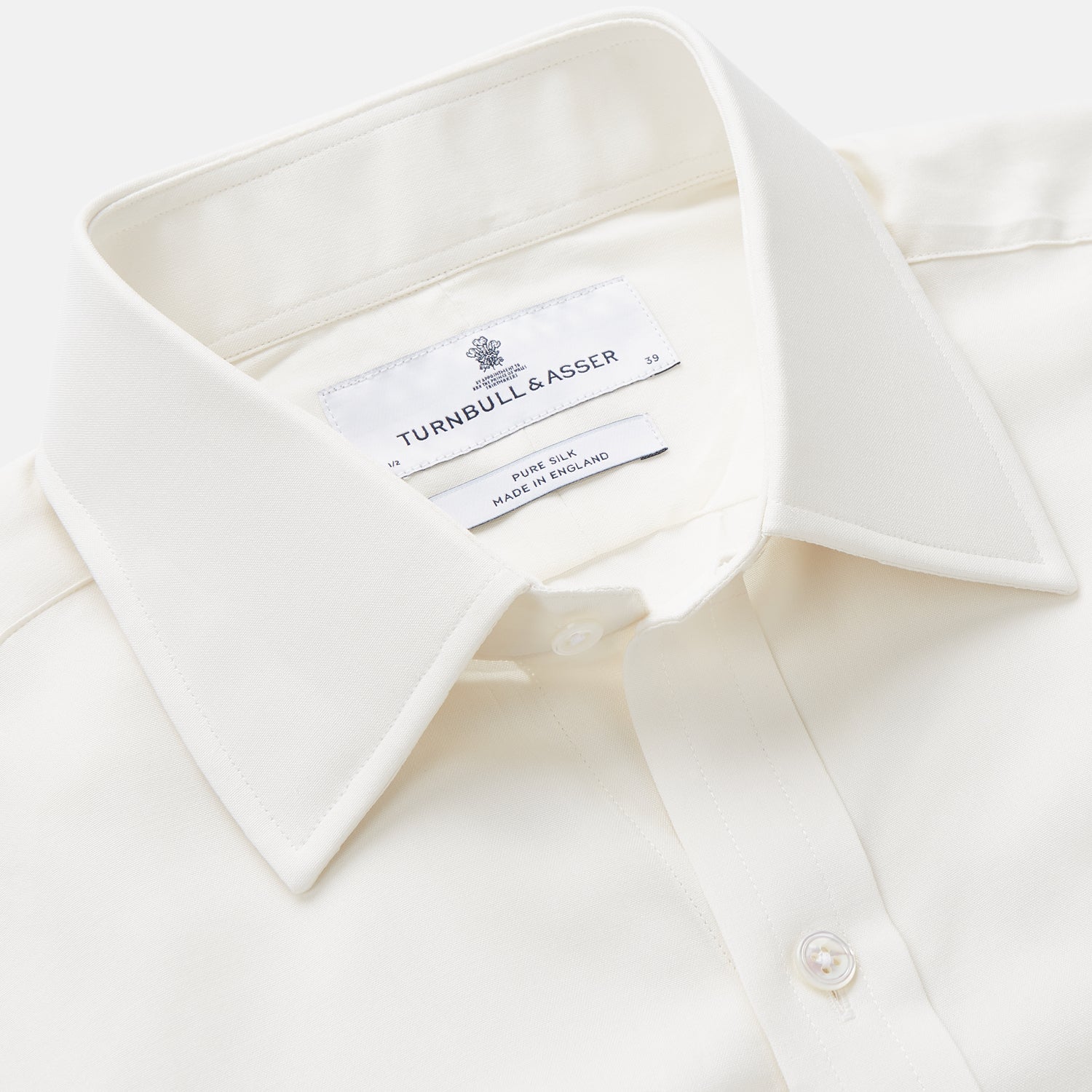 View 2 of product Cream Silk Whitby Shirt