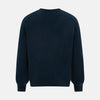View 3 of product Dark Green Melange Cashmere V-neck Jumper