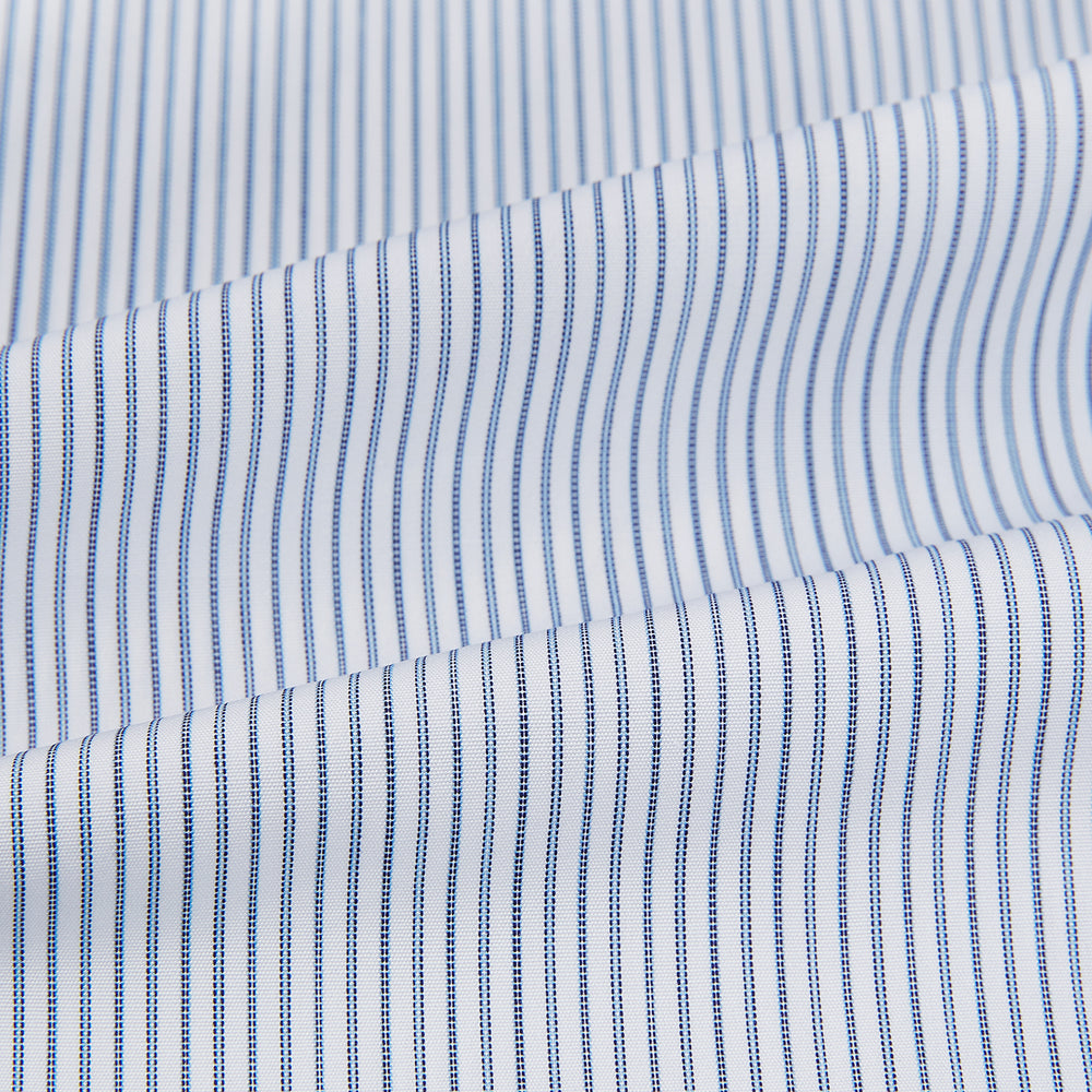 Blue Ticking Pinstripe Mayfair Shirt