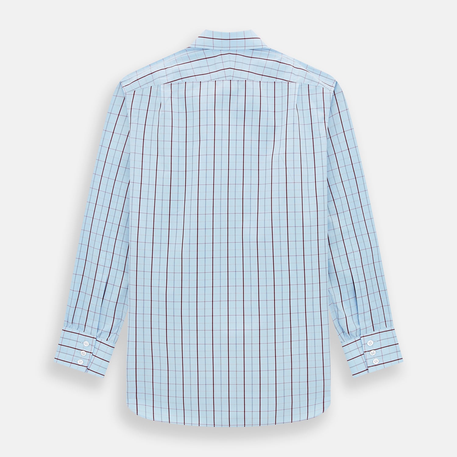 View 3 of product Burgundy Multi Combination Check Mayfair Shirt