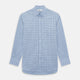 Blue and Navy Windowpane Mayfair Shirt