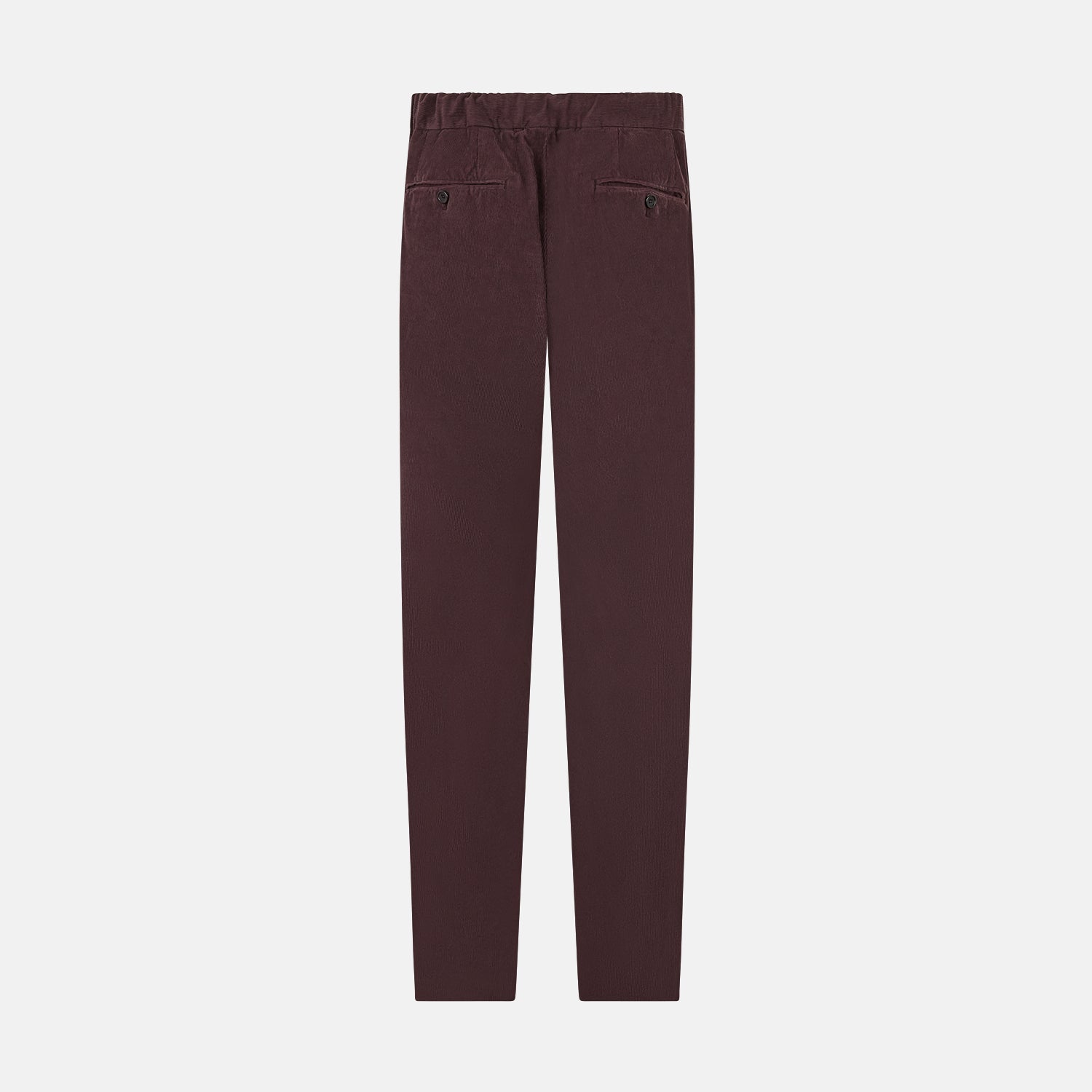 View 3 of product Burgundy Corduroy Miles Trousers
