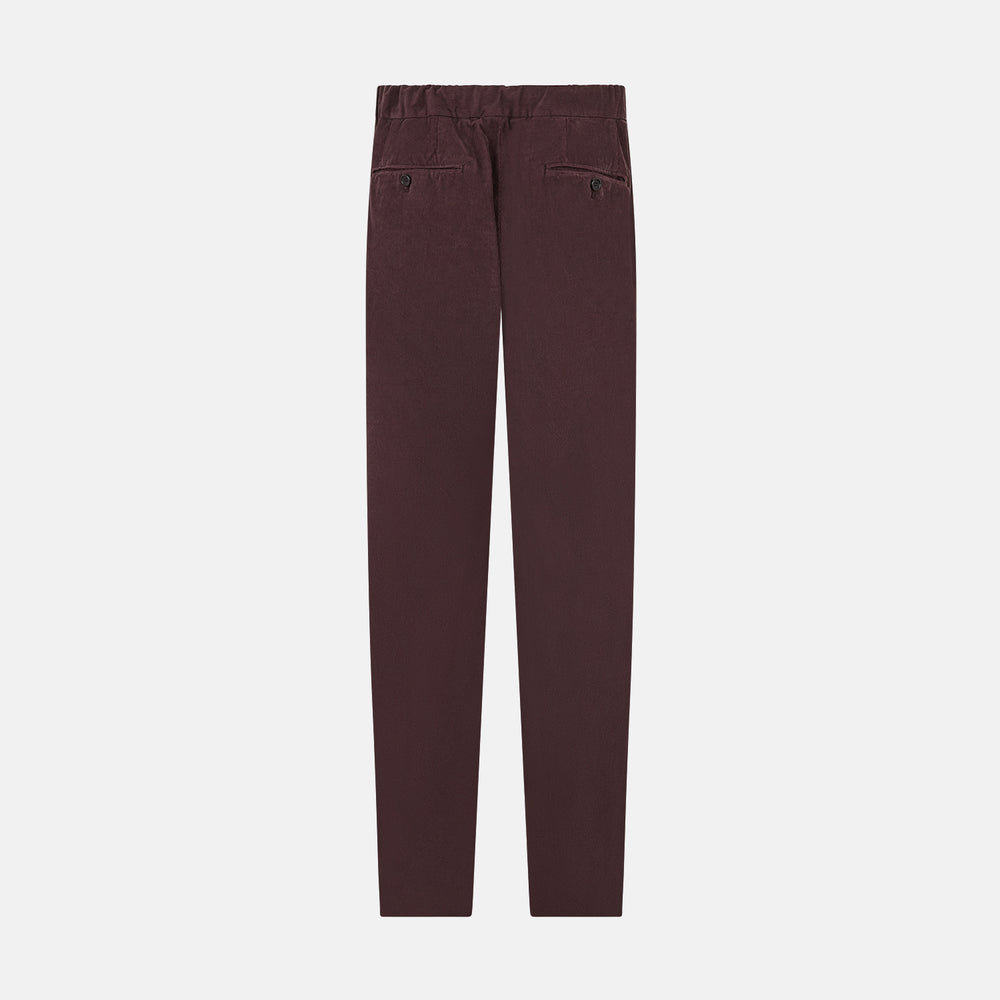 Burgundy Corduroy Miles Trousers