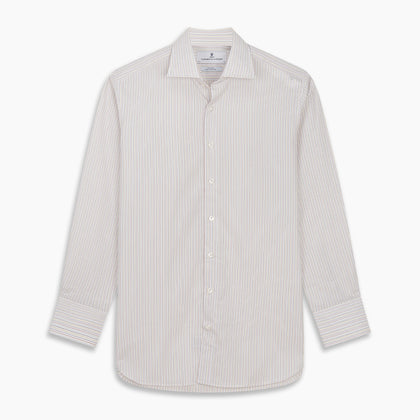 Red Multi Stripe Tailored Fit Shelton Shirt Image 5