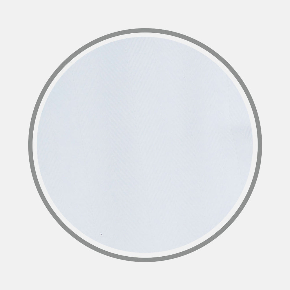 White Herringbone Cotton Fabric