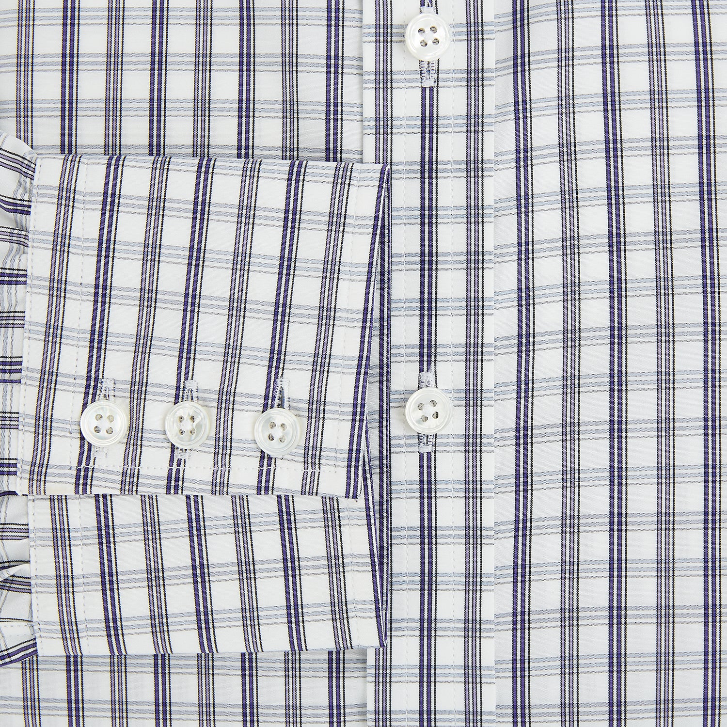 View 4 of product Purple Multi Check Mayfair Shirt