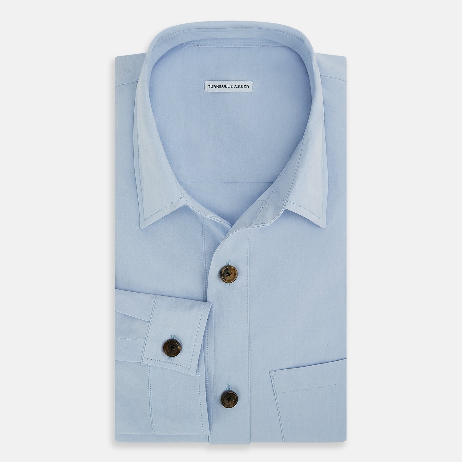 View 5 of product Pale Blue Hyde Overshirt