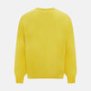 View 3 of product Canary Yellow Merino Round Neck Jumper