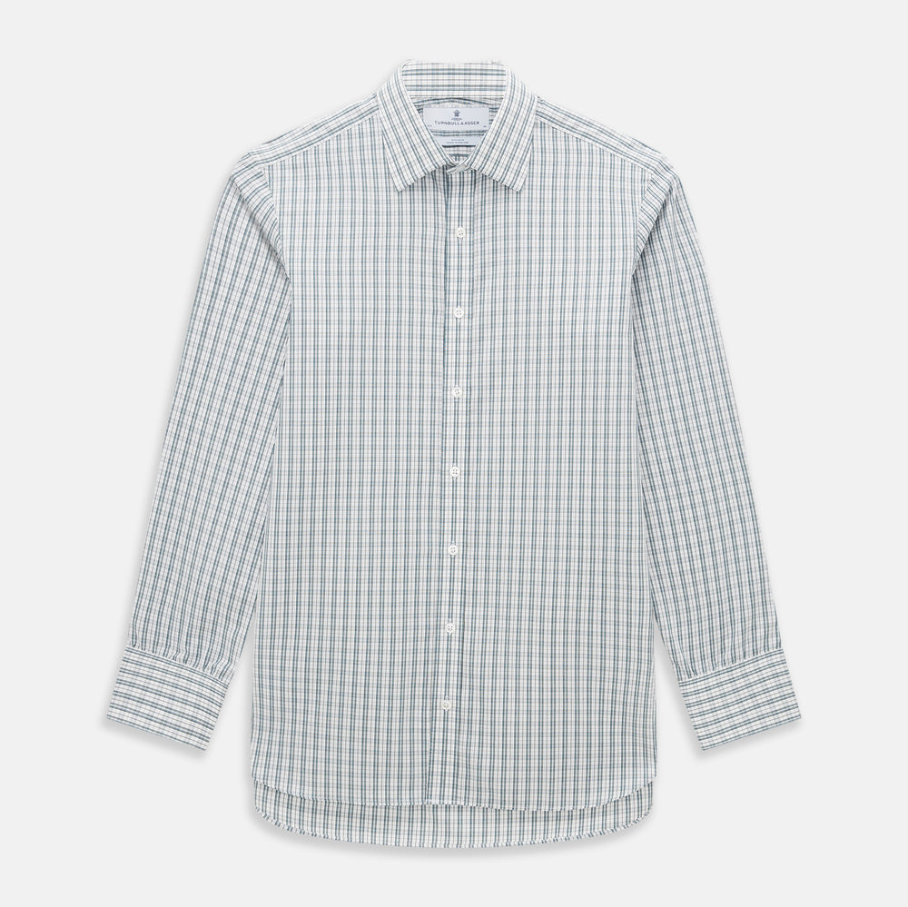 Forest Green Multi Check Mayfair Shirt