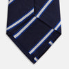 View 4 of product White and Navy  Blazer Silk Tie