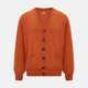 Orange Cashmere Cardigan