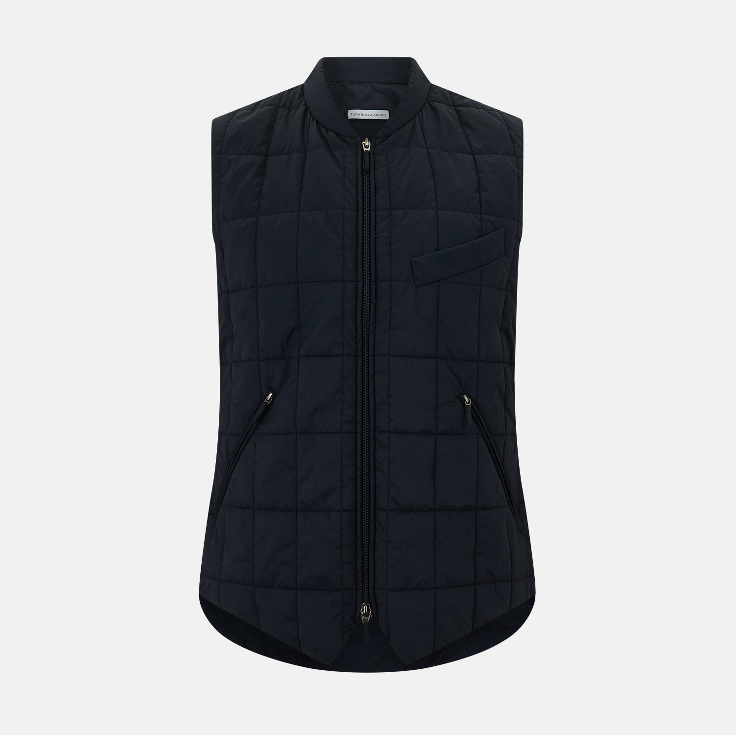 View 1 of product Navy Quilted Gilet