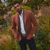 View 1 of product Red Lambswool Herringbone Bern Blazer