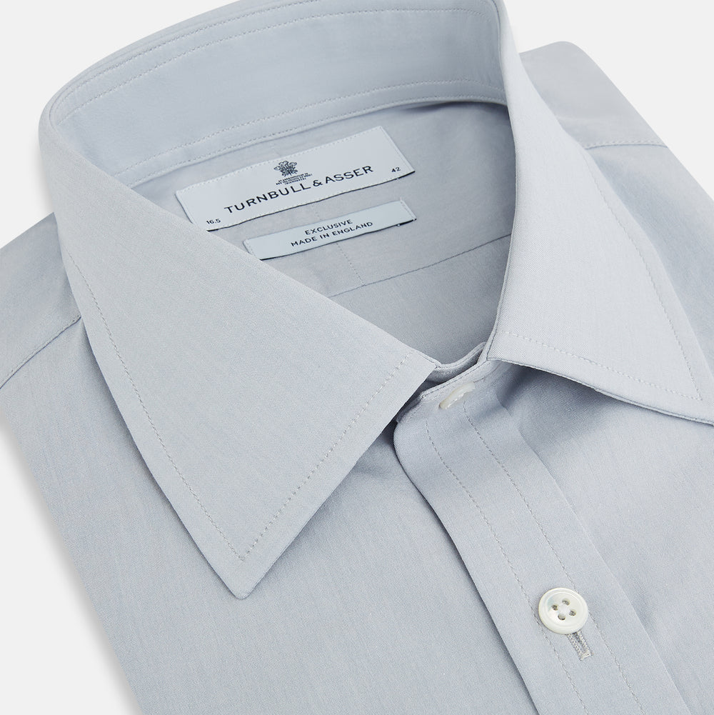 Dove Grey Mayfair Shirt Turnbull & Asser US Dove Grey Mayfair Shirt Turnbull & Asser US