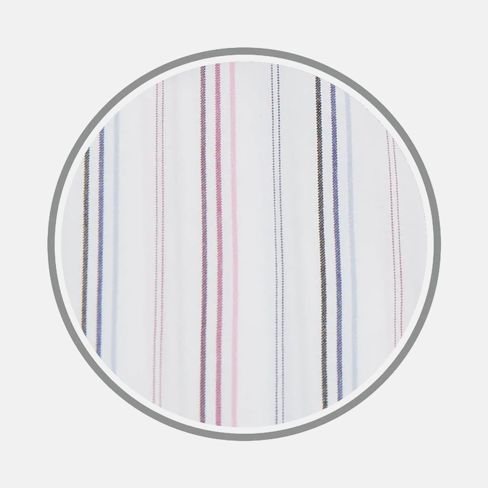 Purple Multi-Stripe Fabric