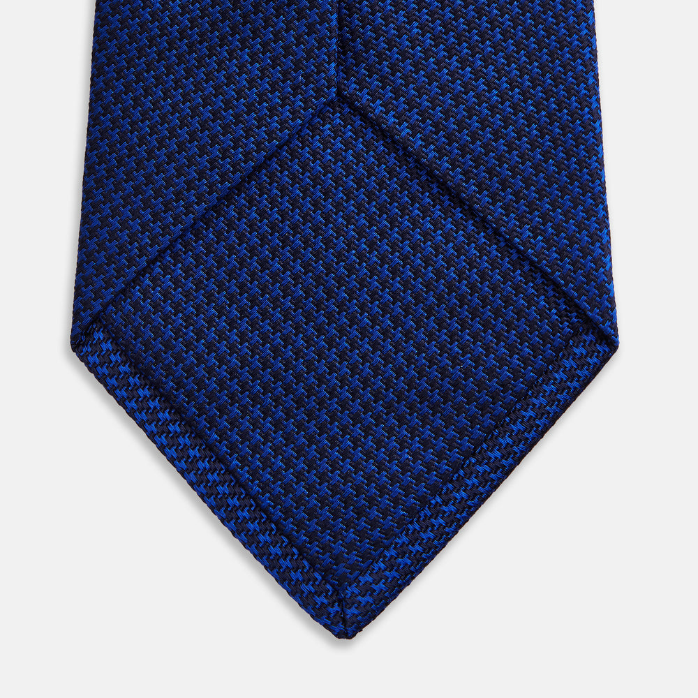 HOUNDSTOOTH NAVY CRUISE TIE
