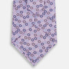 View 3 of product Multi-coloured Circle Lilac Printed Silk Tie