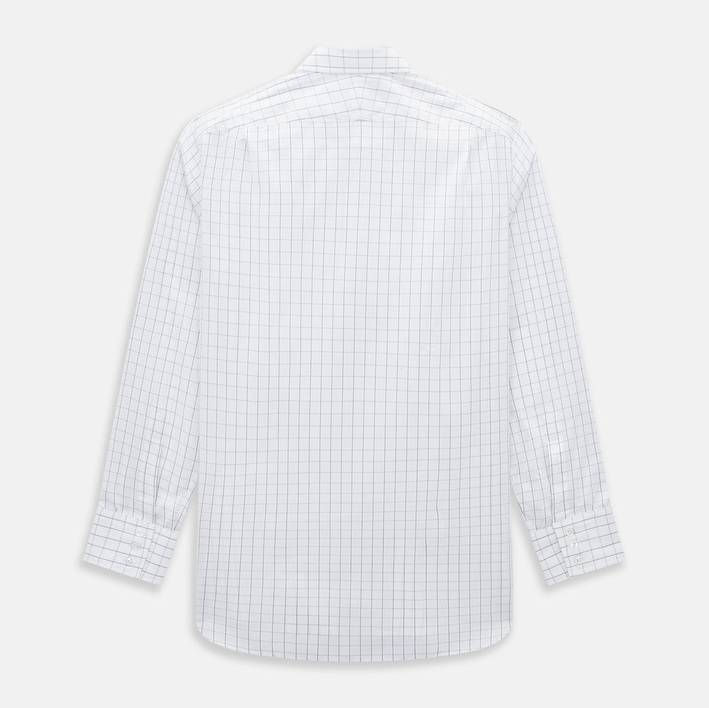 Navy Blue  Hairline Multi Stripe Mayfair Shirt