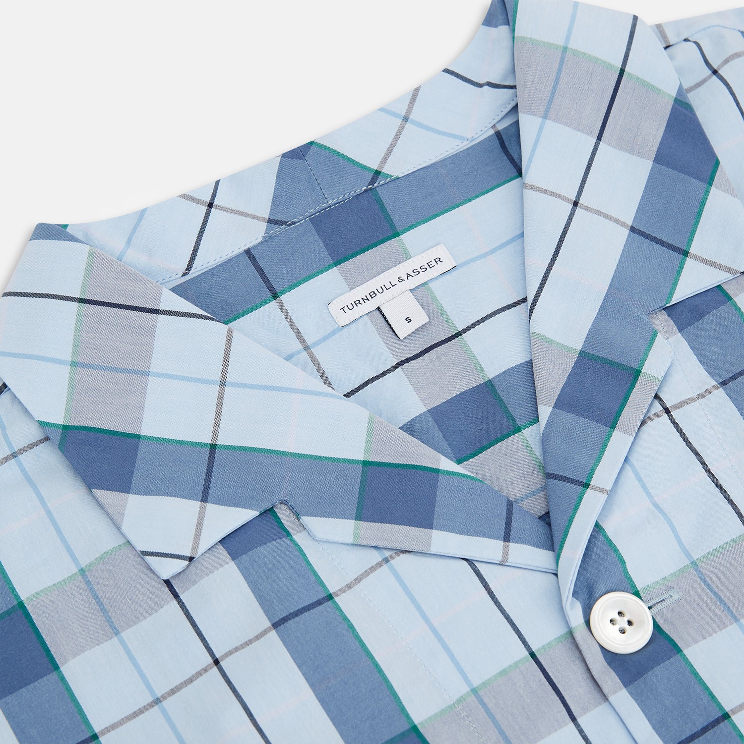 View 2 of product Blue Multi Check Pyjama Shirt