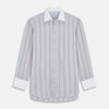 View 1 of product Beige Multi Stripe Cotton Regular Fit Penrose Shirt