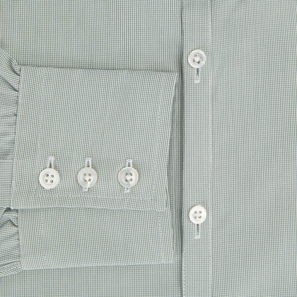 Dark Green Micro Graph Check Westminster Shirt Image 3