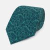 View 1 of product Kelly Green Paisley Silk Tie