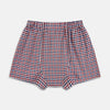View 2 of product Burgundy Gingham Check Godfrey Boxer Shorts