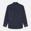 View 5 of product Navy Weekend Fit Larkin Shirt With Dorset Collar And 3-Button Cuffs
