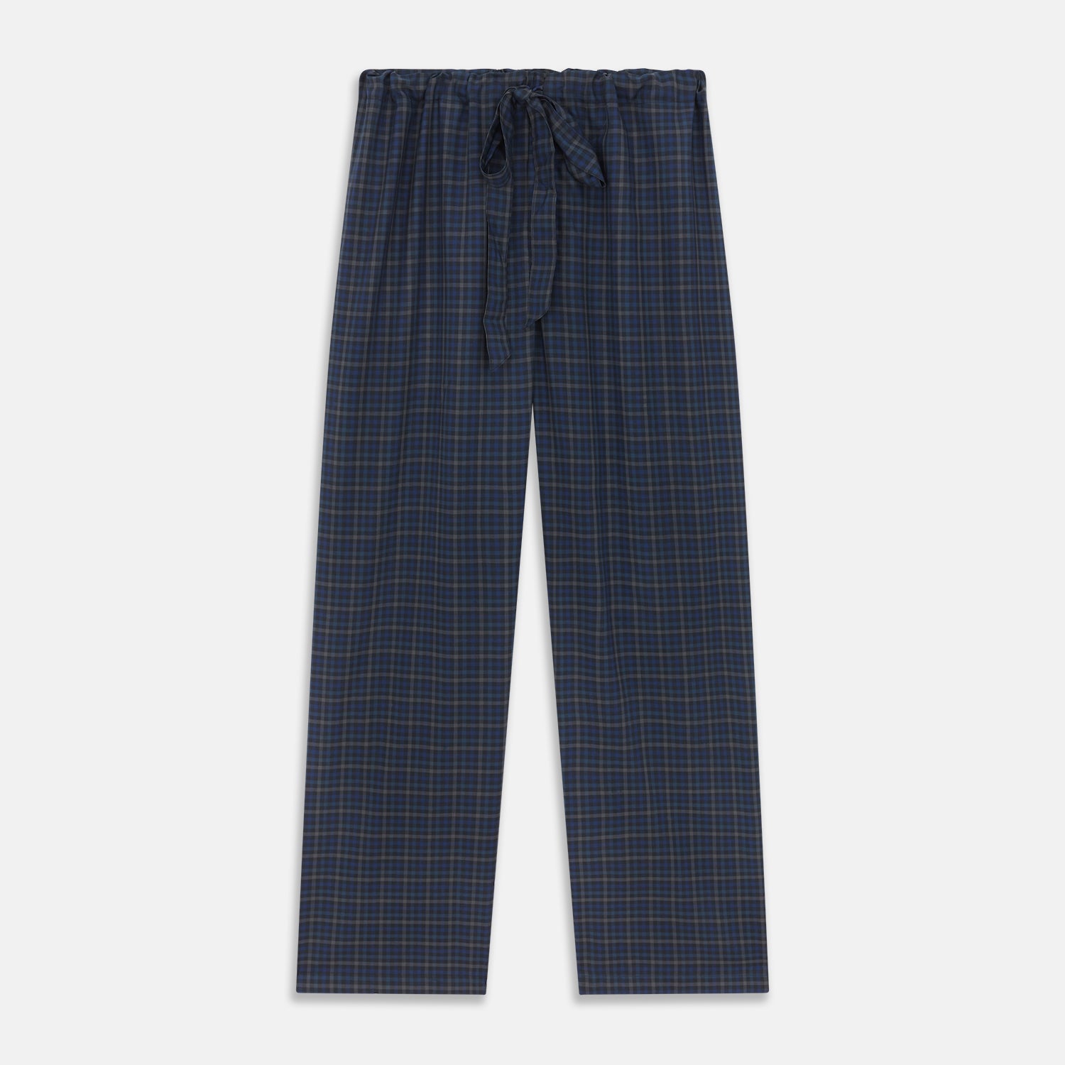 View 5 of product Blue Multi Check Wool Quin Pyjama Set