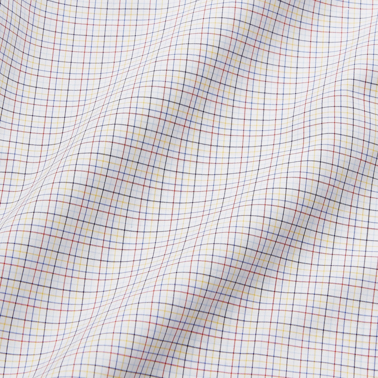 View 6 of product Red Multi Check Regular Fit Mayfair Shirt