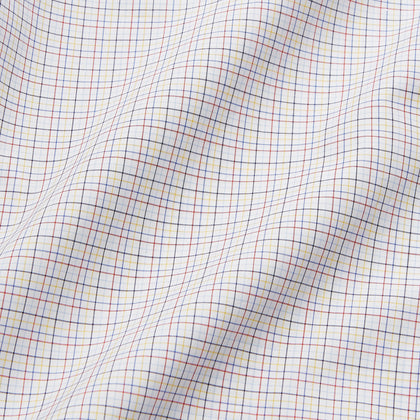 Red Multi Check Regular Fit Mayfair Shirt Image 5