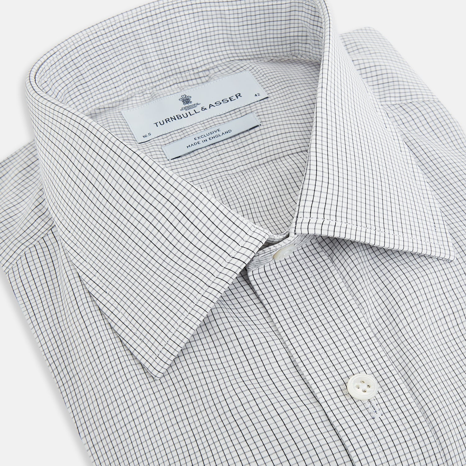 View 2 of product Midnight Blue Grid Check Mayfair Shirt