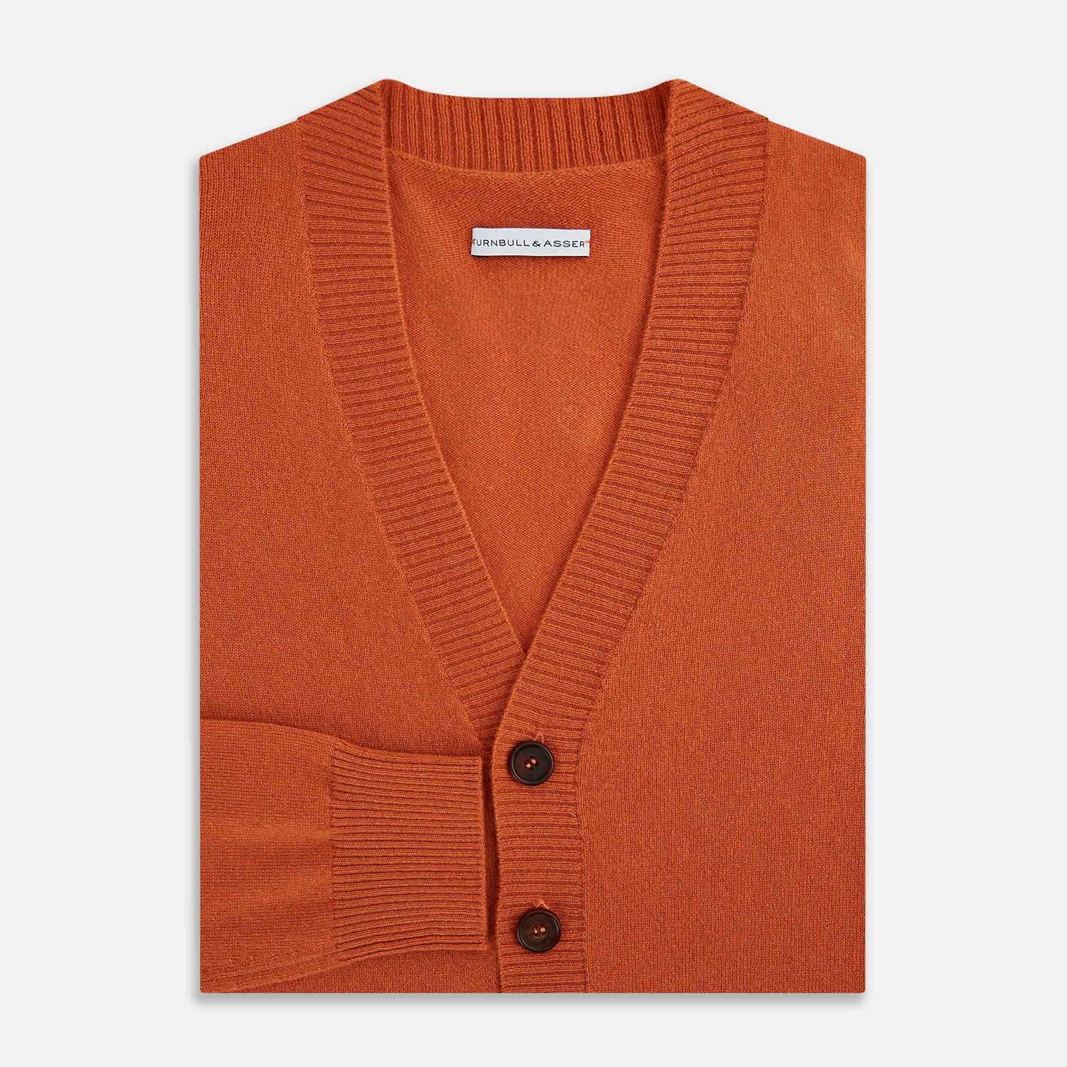 View 4 of product Orange Cashmere Cardigan