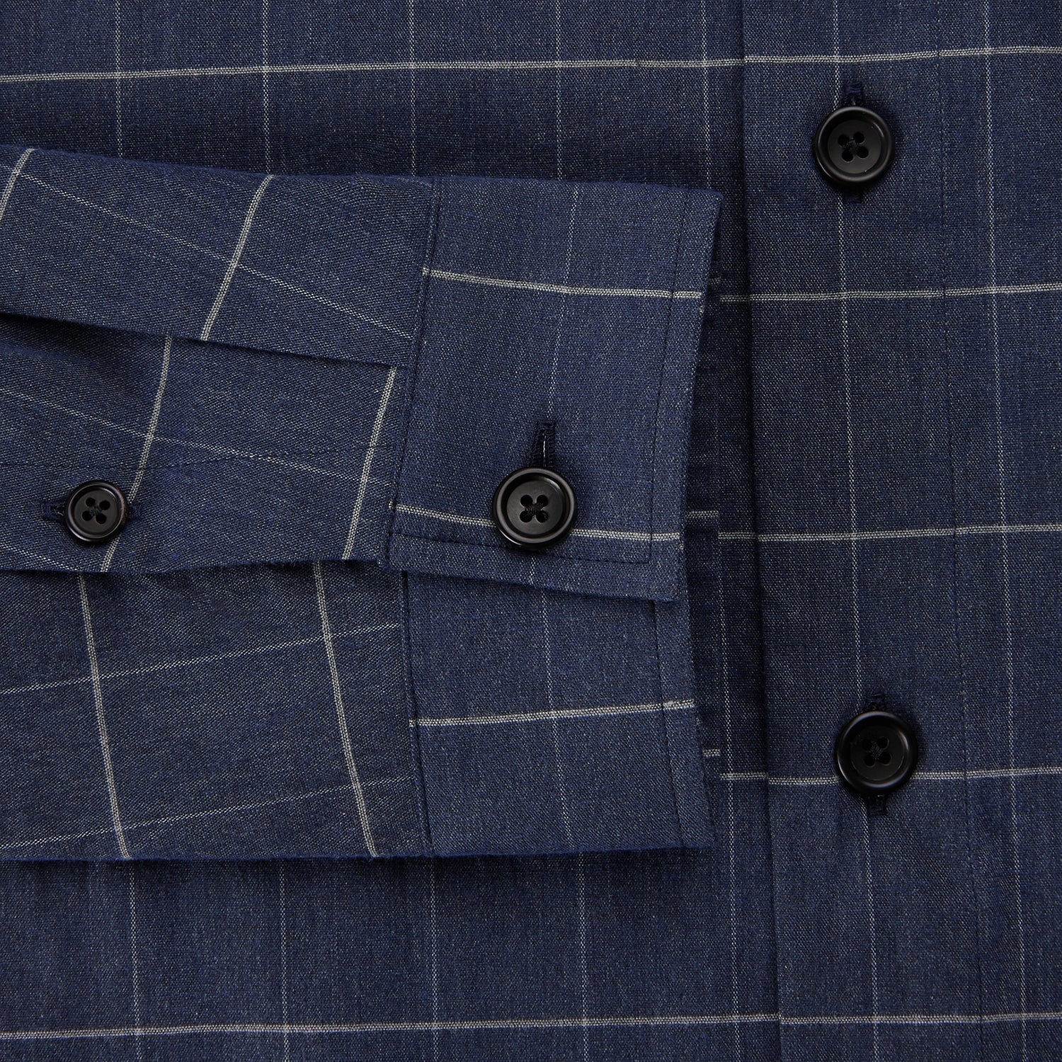 View 4 of product Royal Blue Check Hampstead Overshirt