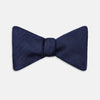 View 1 of product HERRINGBONE NAVY BOW TIE